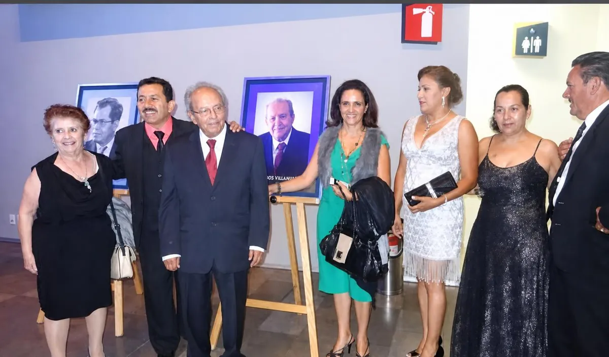 Jesús Villaseñor en la ceremonia por sus 50 años de trayectoria artística