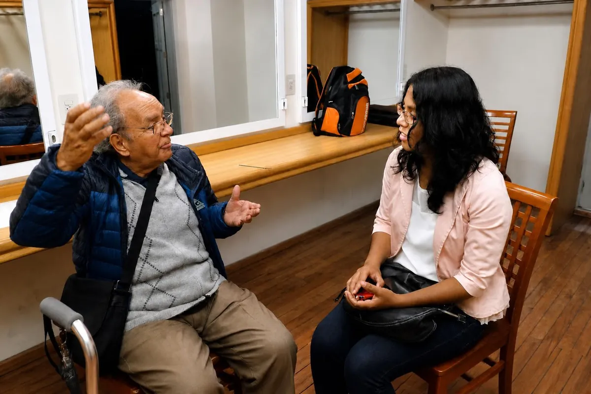 Jesús Villaseñor en una entrevista